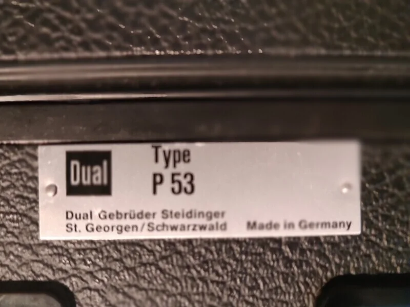 Стар грамофон DUAL P 53 — снимка 2