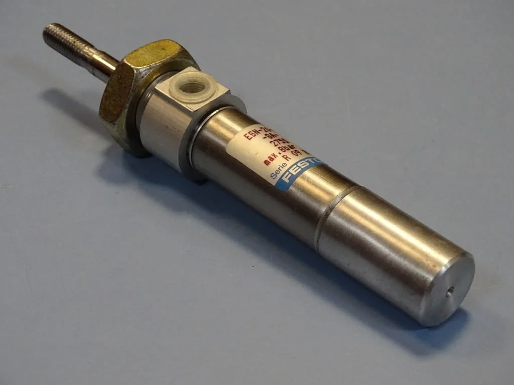 Пневматичен цилиндър еднодействащ Festo ESN-20-15-SA pneumatic cylinder — снимка 2