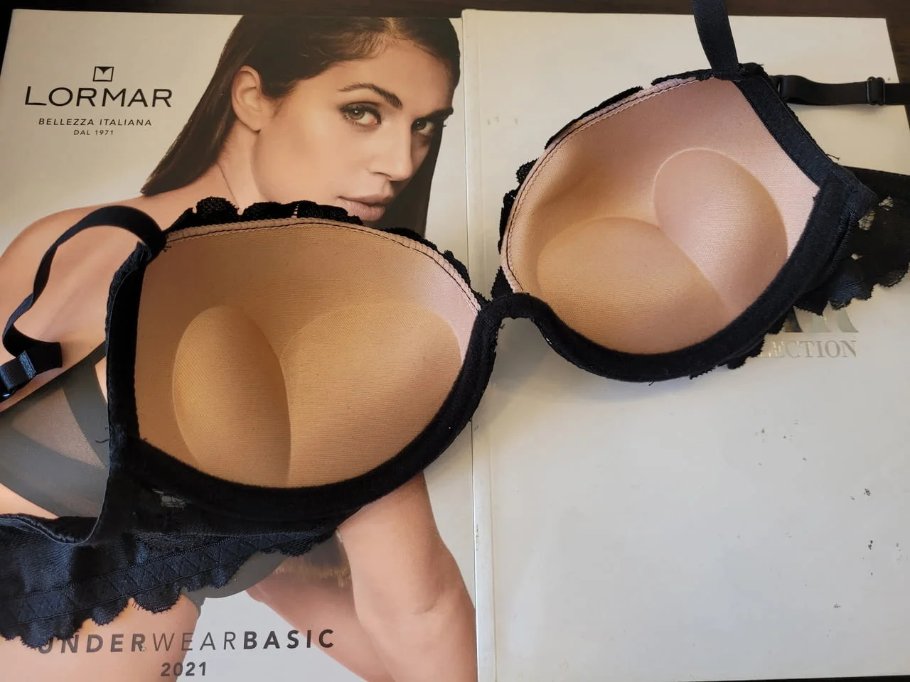 Love&bra 70B, 75B, 80B, 85B черен, телесен, перленобял супер пуш-ъп сутиен +2 РАЗМЕРА подплънки — снимка 4