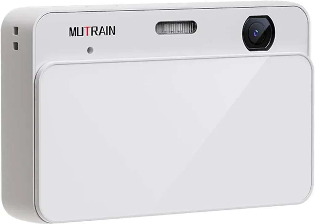 MUTRAIN Digital, Насочи и снимай Android камера с огледало, 1080P, X10, 32GВ, бяла ; розова