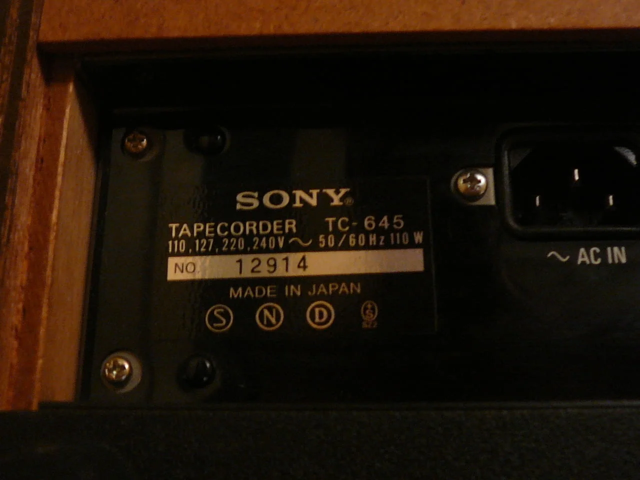 Sony tc-645 — снимка 10