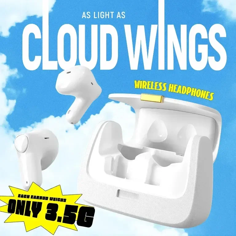 ANCwear безжични слушалки Bluetooth стилен дизайн на дамска чанта,бели — снимка 4