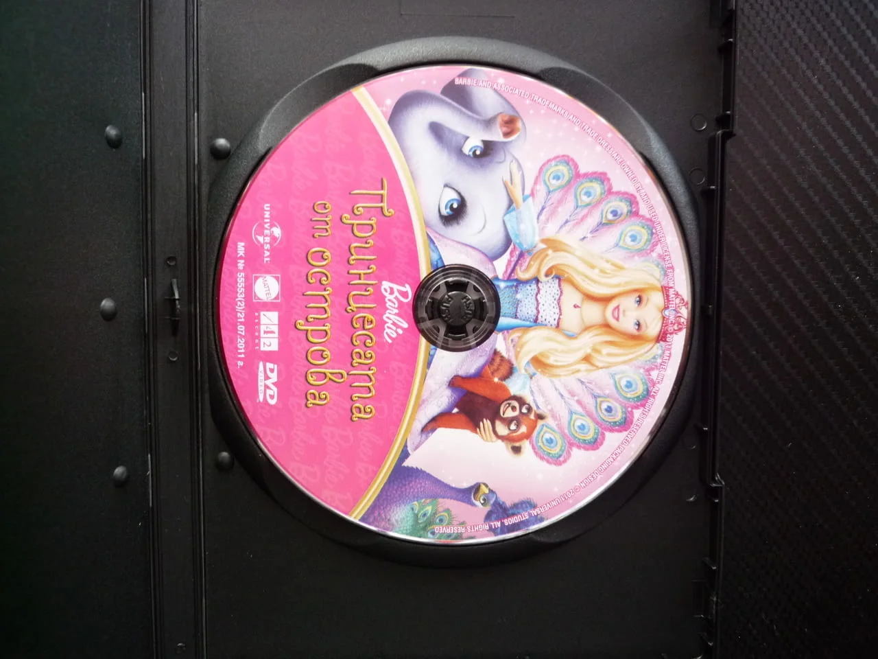 Барби Принцесата от острова фея DVD филм Barbie ззбележителна история момиченце детско музика песни — снимка 2