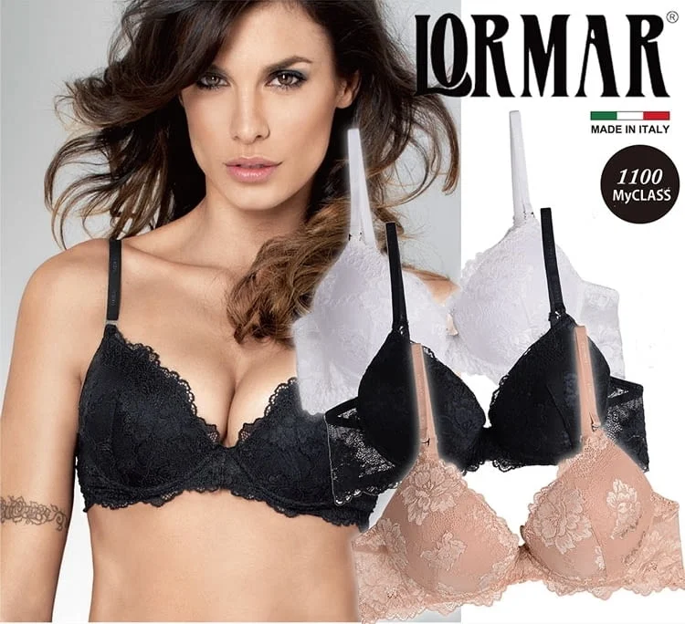 Lormar 70B, 75B, 80B, 85B, 70C, 75C, 80C сутиен с вградени гел подплънки Лормар сутиени с гел
