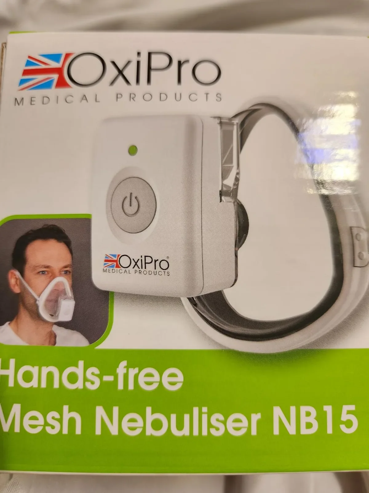 OxiPro NB15 акумулаторен мрежов небулизатор за възрастни и деца с маски — снимка 7