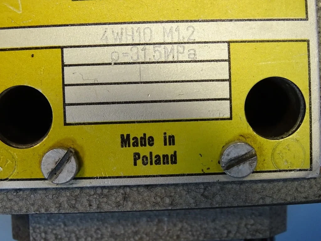 Хидравличен разпределител WADOWICE 4WH10 M1.2 directional valve 24VDC — снимка 5