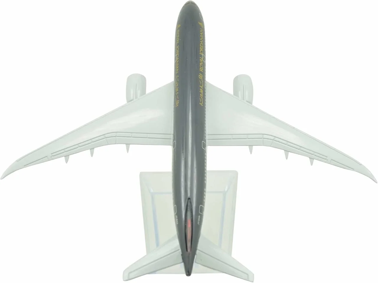 Boeing 787 самолет модел макет Royal Jordanian красив модел черен пътешествие екскурзия полет пилот — снимка 4