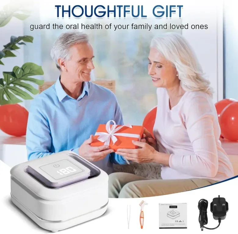 Ултразвукова машина за почистване на протези, 45kHz с UV светлина — снимка 6