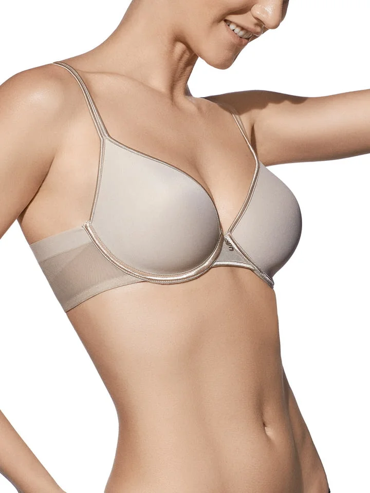 Selene 95B черен, телесен безшевен сутиен лята чашка сутиени втора кожа Селене бельо без подплънки — снимка 2
