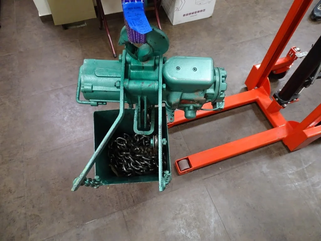 Верижен телфер с пневмозадвижване J.D.Neuhaus PROFI 3t Air Pneumatic Chain Hoist — снимка 10