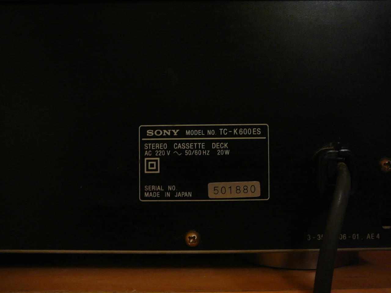 Sony tc-k600es — снимка 7