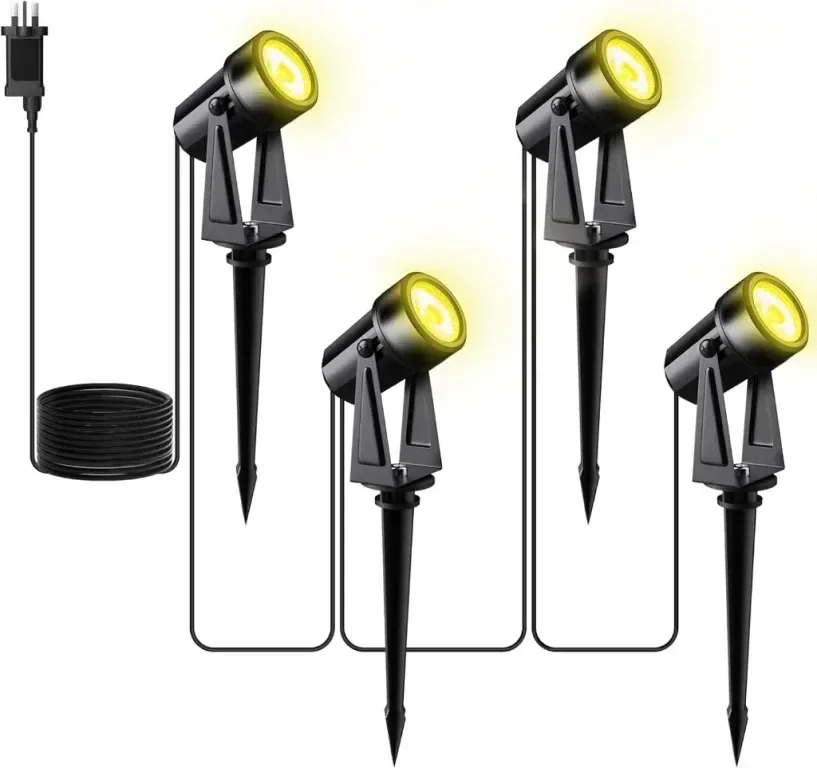 Dotrvmp 14M Външни ландшафтни прожектори 4 LED 2W 200lm, топло бяло 3000K IP65