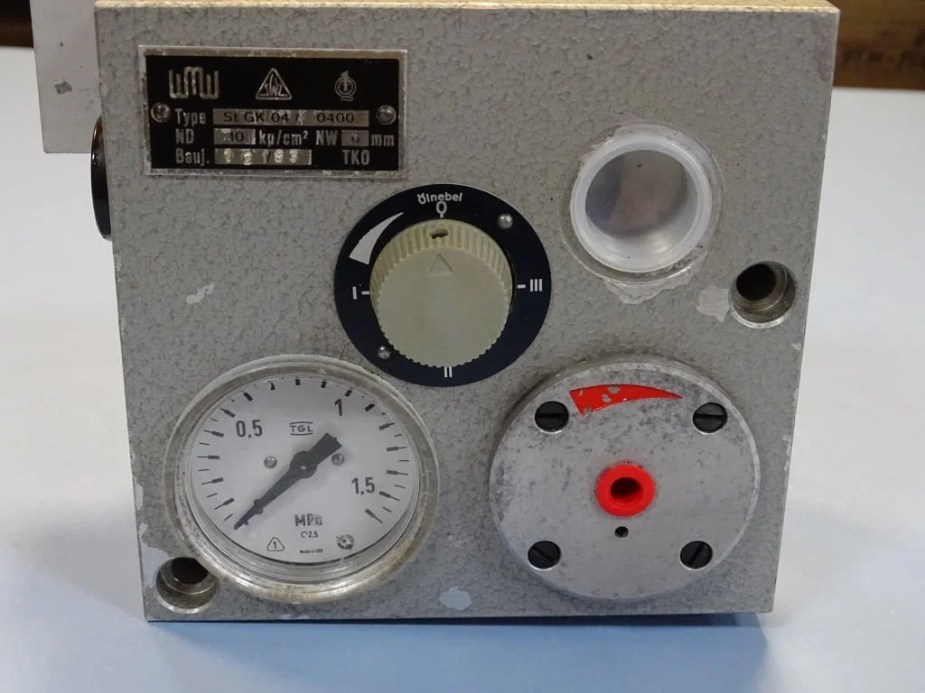Пневматичен блок wmw DDR StGK04/0400 Pneumatic Valve NW-6mm Orsta TGL20705 — снимка 3