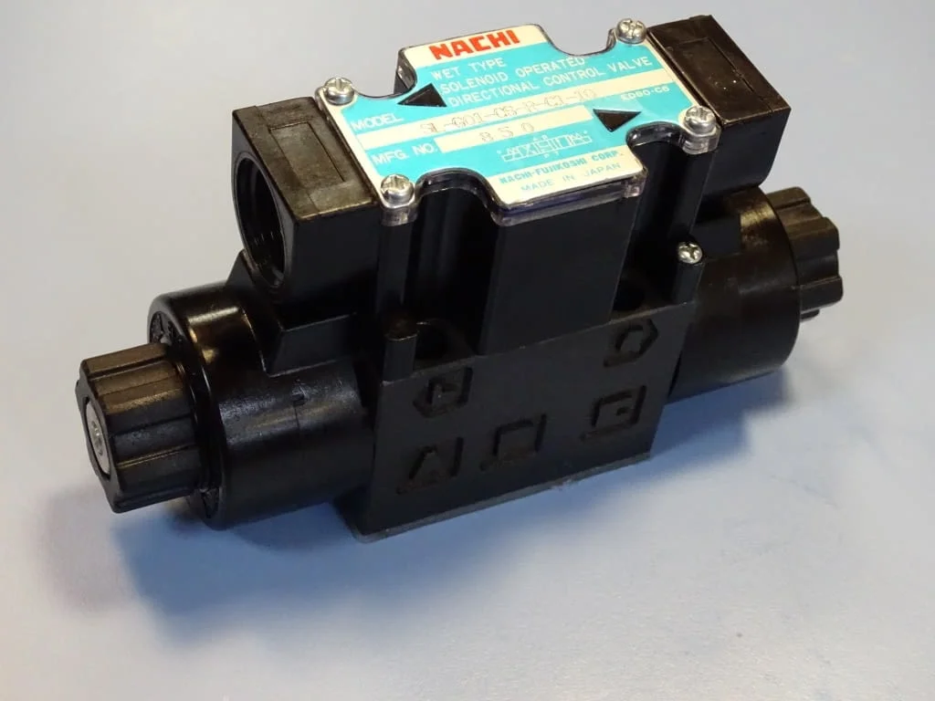 Хидравличен разпределител NACHI SL-G01-C6-R-C1-10 100/110V solenoid operated directional valve — снимка 7