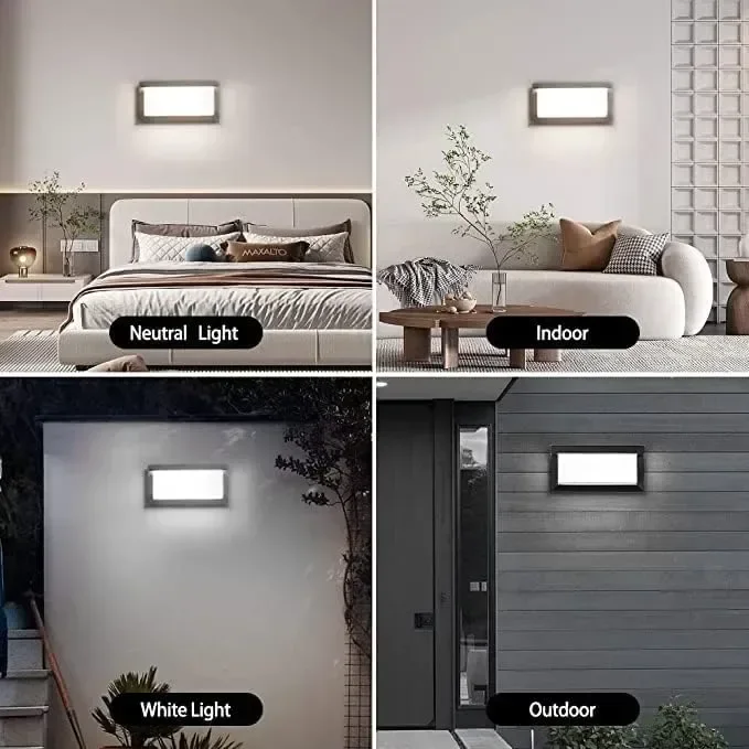 CANMEIJIA Осветление за входна врата, 3000К/4000К/6500K 18W — снимка 5