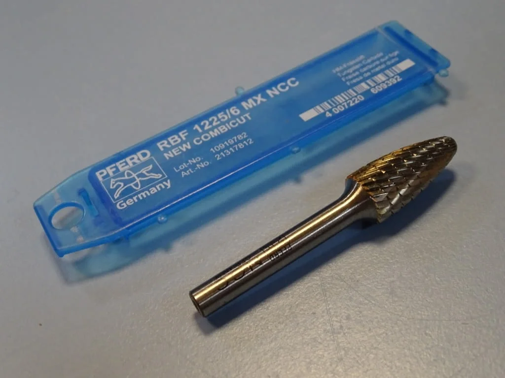 Борфреза гъбовидна PFERD RBF 1225/6 MX NCC 25x12x6 mm — снимка 4