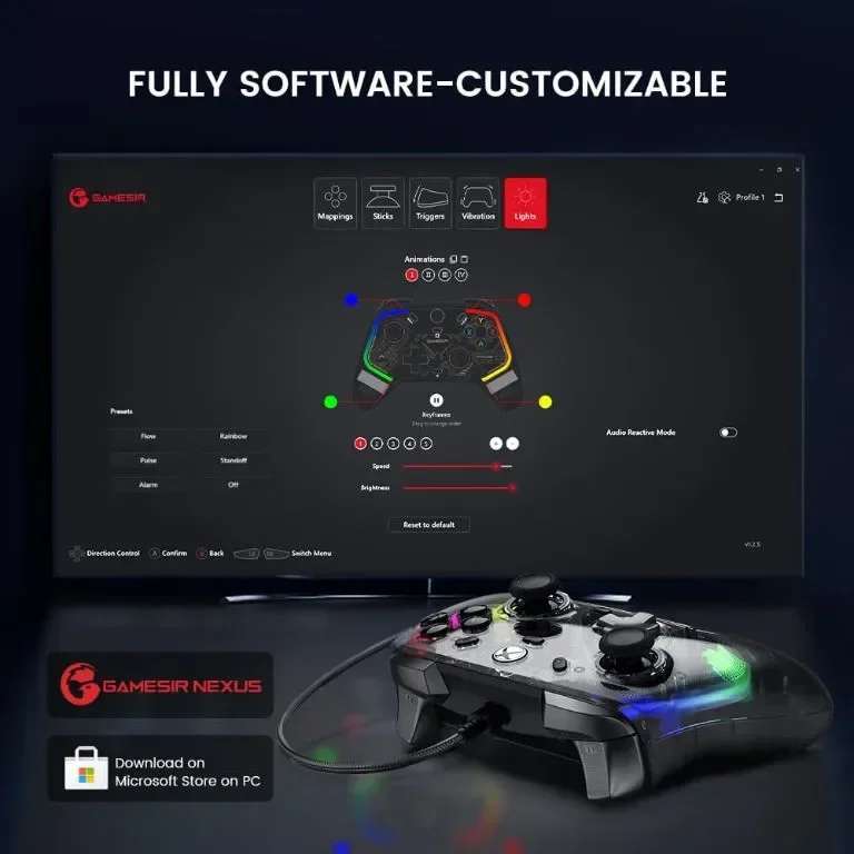 GameSir Kaleid кабелен контролер за Xbox Series X|S, Xbox One, Windows 10/11 и Steam — снимка 8