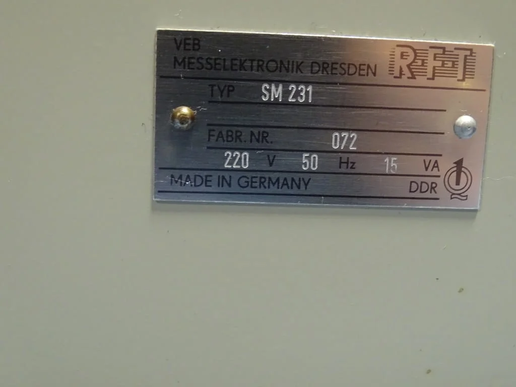 Комбиниран измервателен уред RFT VEB SM231 220V 50Hz — снимка 9