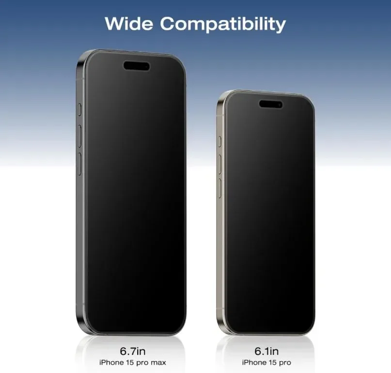 Flexklearglass®Подвижен и многократно използваем протектор за поверителност за iPhone 15 pro max — снимка 7