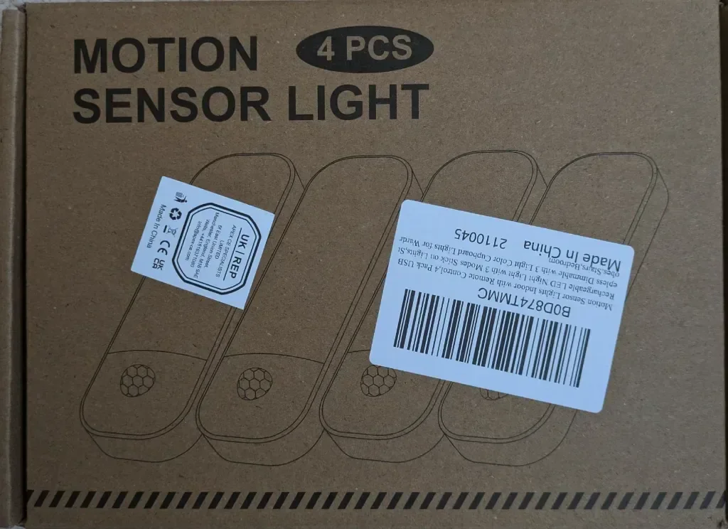 4 броя USB вътрешни акумулаторни LED лампи, сензор за движение, плавно димиране с 3 цветни светлини — снимка 9