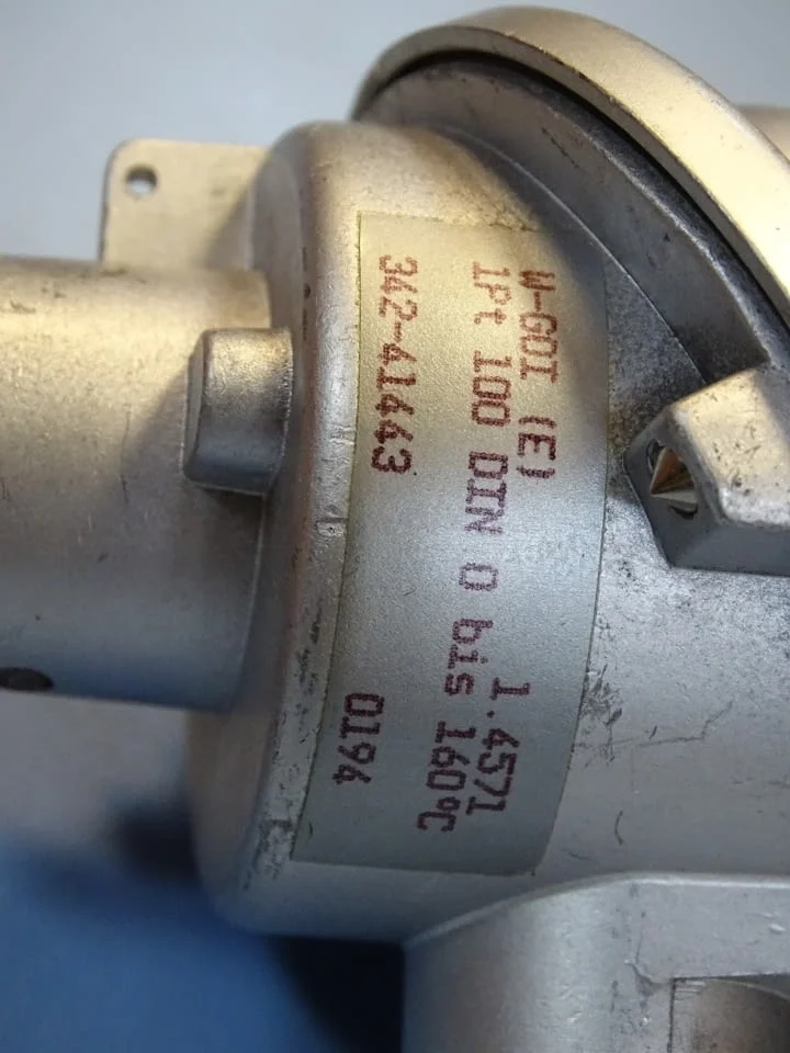 Термодвойка JUMO/Heraeus W-G01(E) temperature sensor L-100mm 0/+160°C — снимка 2