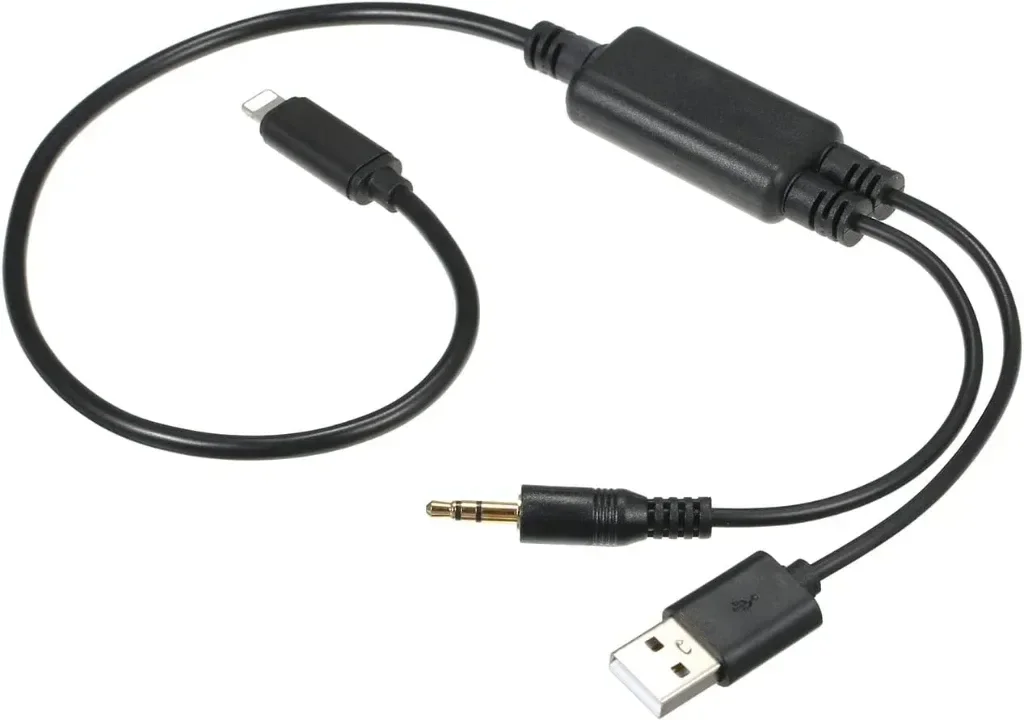 Shkalacar Audio USB кабел AUX адаптер за BMW и Mini iPod iPhone 6 7 8 X XS XR — снимка 6