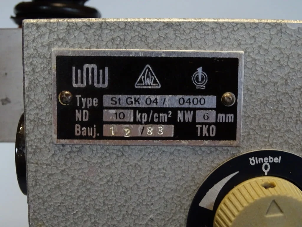 Пневматичен блок wmw DDR StGK04/0400 Pneumatic Valve NW-6mm Orsta TGL20705 — снимка 5