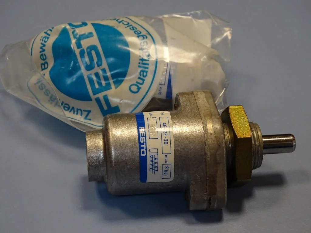 Цилиндър еднодействащ Festo AG-25-20 single acting cylinder G1/4 8Bar — снимка 7