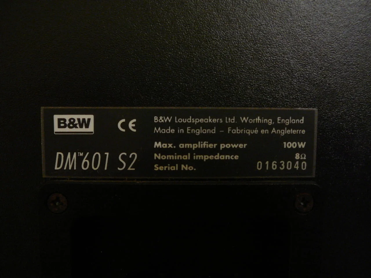 B&w dm 601 s2 — снимка 5