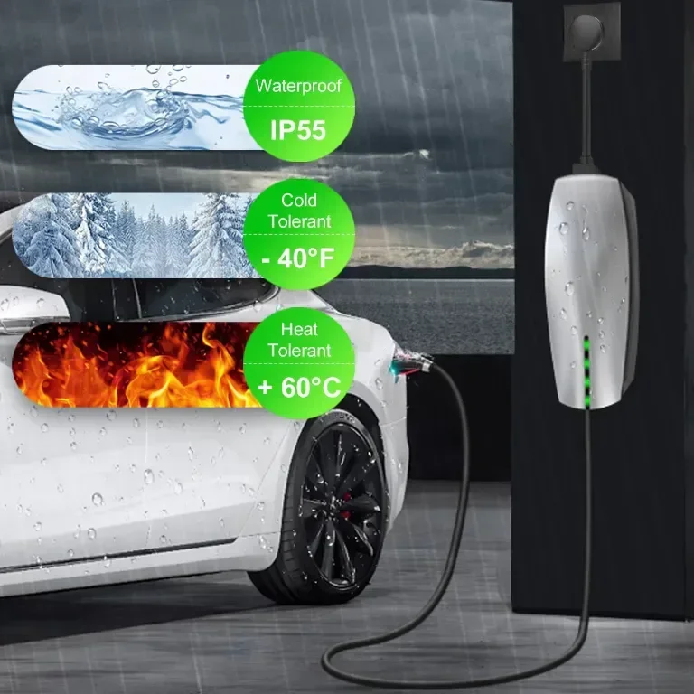 Aiskooc UK 3-пинов към Tesla Gen 2 UMC адаптер, 0,3 м дължина на кабела, 10 A, Tesla 3/S/X/Y — снимка 3