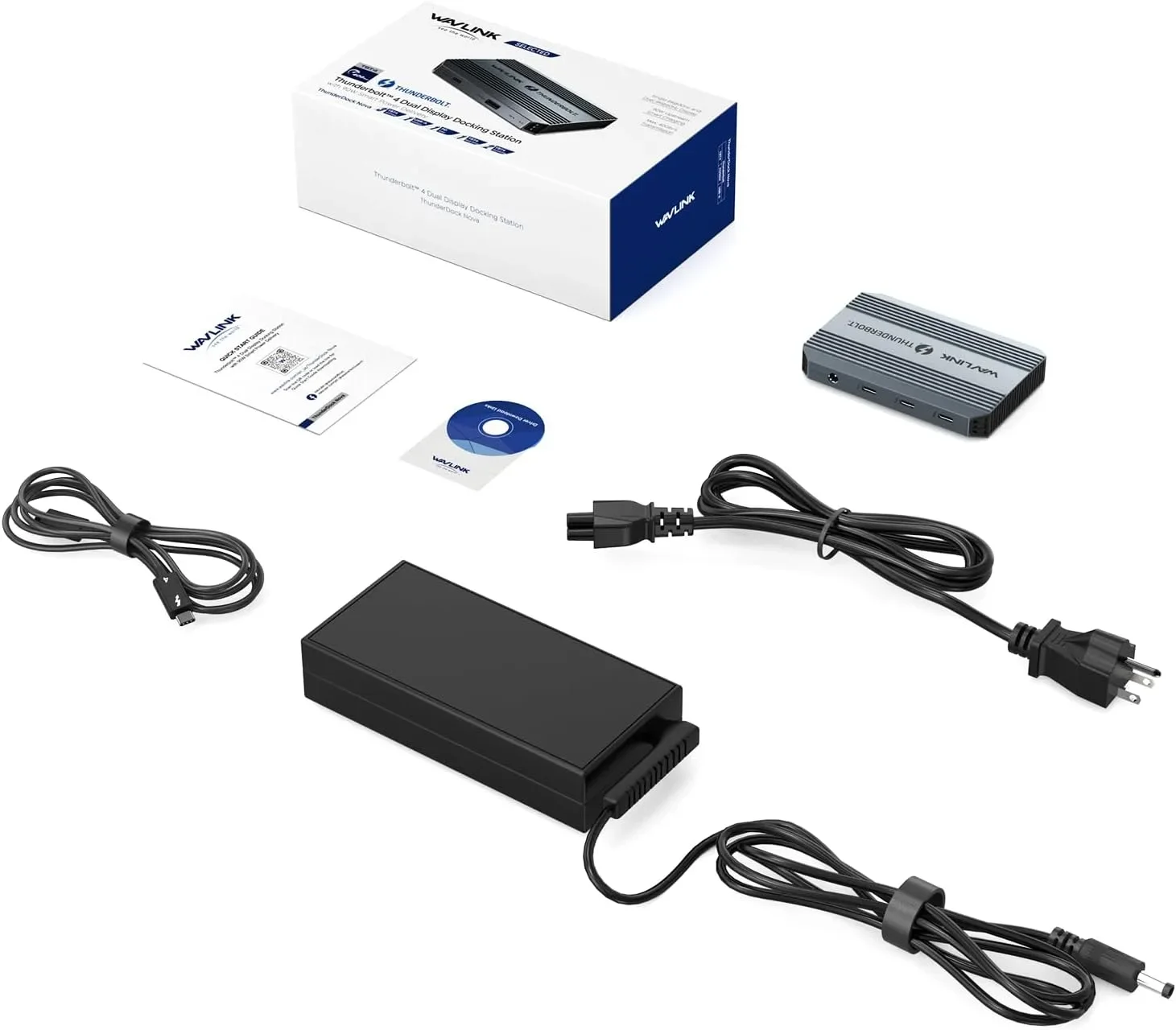WAVLINK Thunderbolt 4 Докинг станция с двоен 4K@60Hz дисплей и USB-A 3.2 (Gen 2) + 100W PD — снимка 6