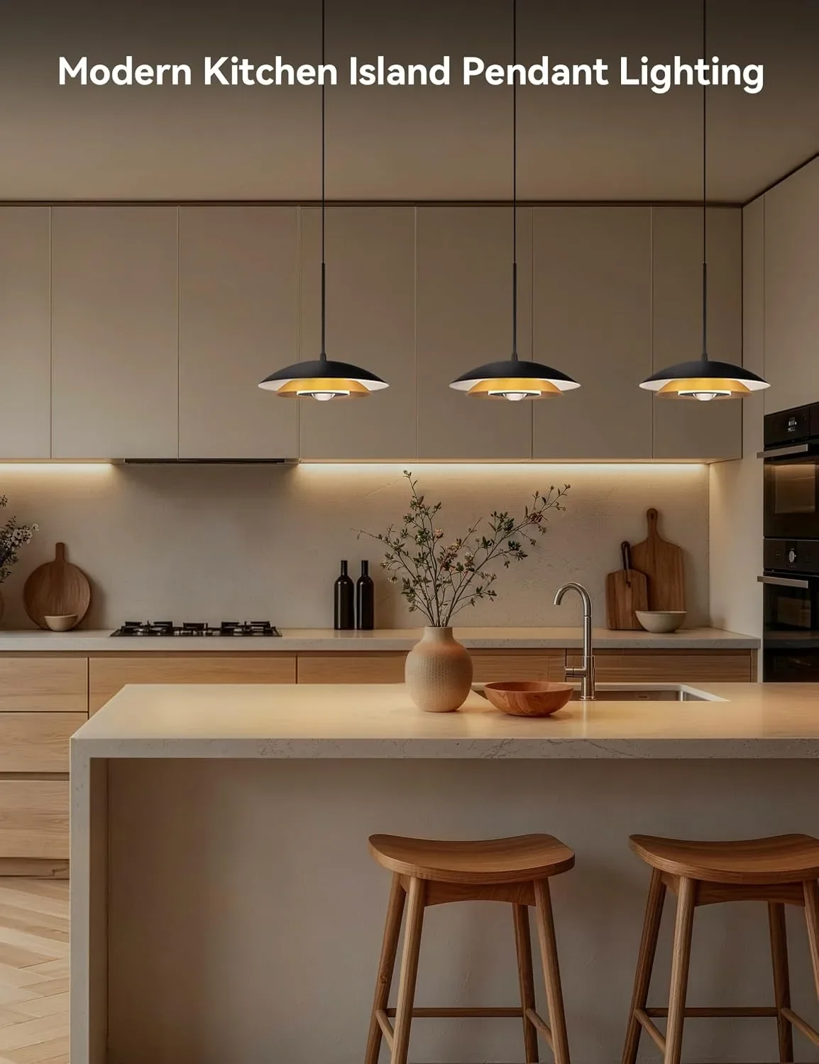 LED висящ полилей с регулируема височина, (приглушено горно и фокусно долно осветление), 12W, 3000K — снимка 3