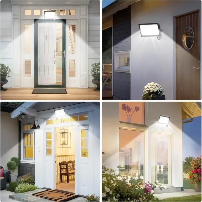 Охранителна лампа T-SUN, външна, сензор за движение, 100 W от здрач до зори, 10000 лумена LED, IP66 — снимка 6