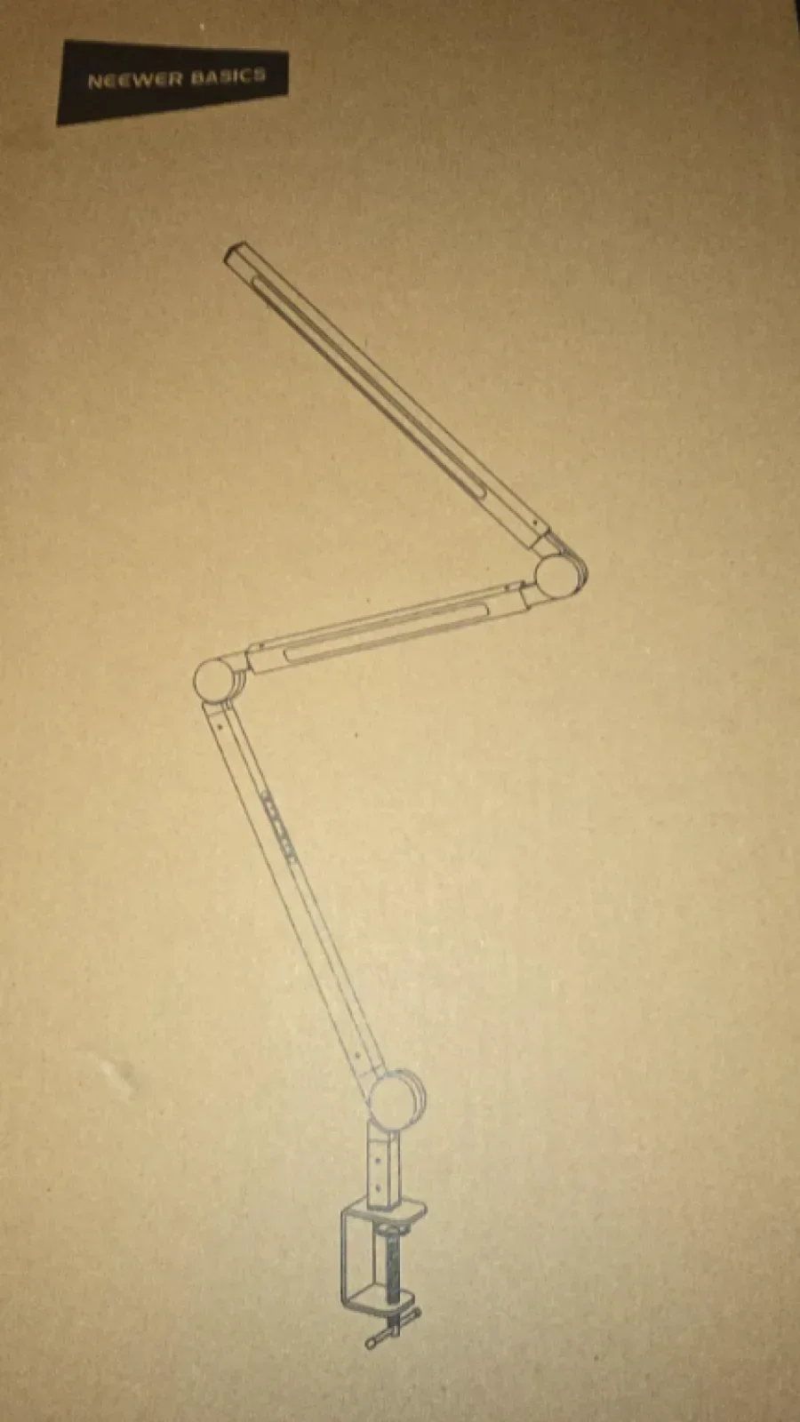 LED лампа NEEWER 108 см с щипка и двойна светлинна лента за бюро, 12W, CRI95+, ME-DL02 — снимка 8
