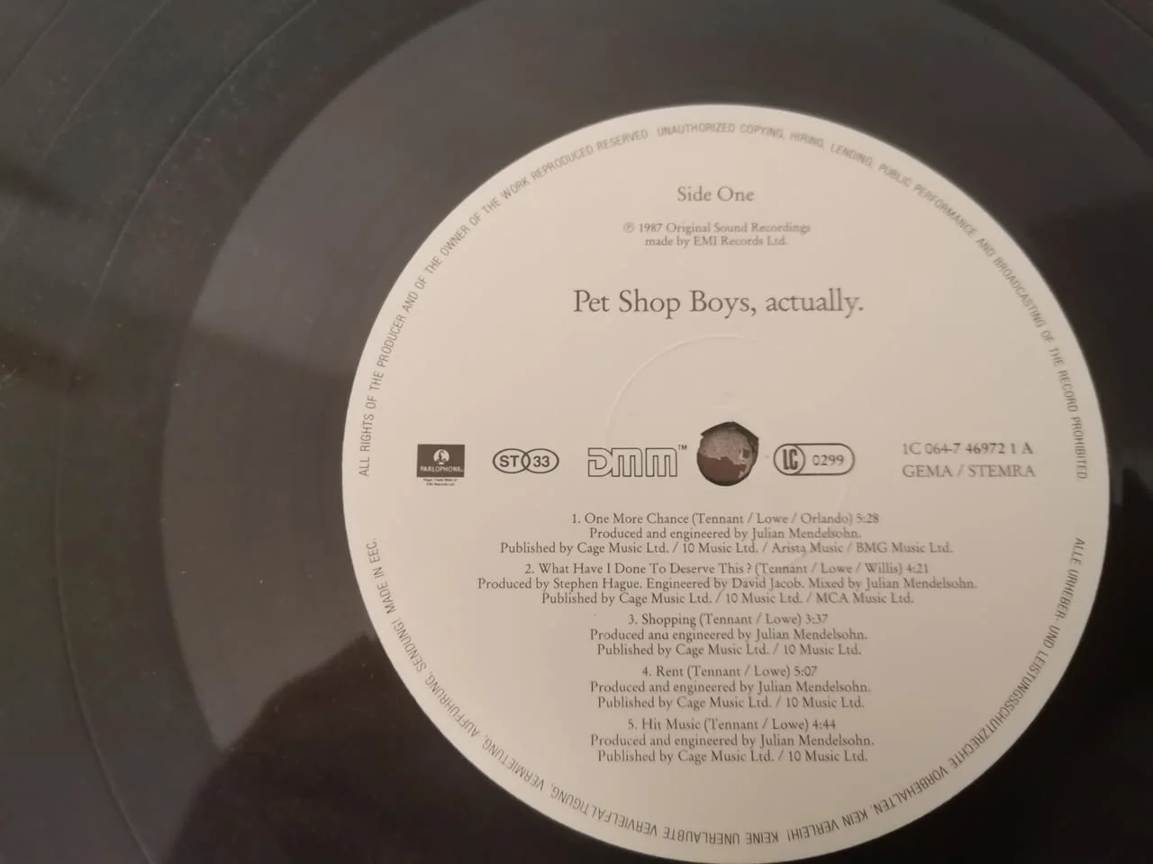 Pet Shop Boys – Actually — снимка 10