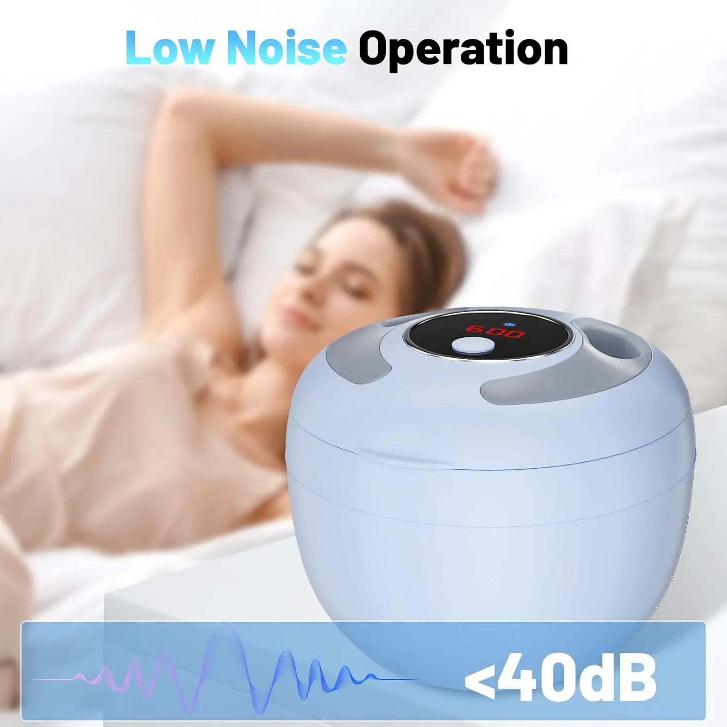 Ултразвуков почистващ апарат за протези TechKen 45kHz с UV светлина — снимка 5