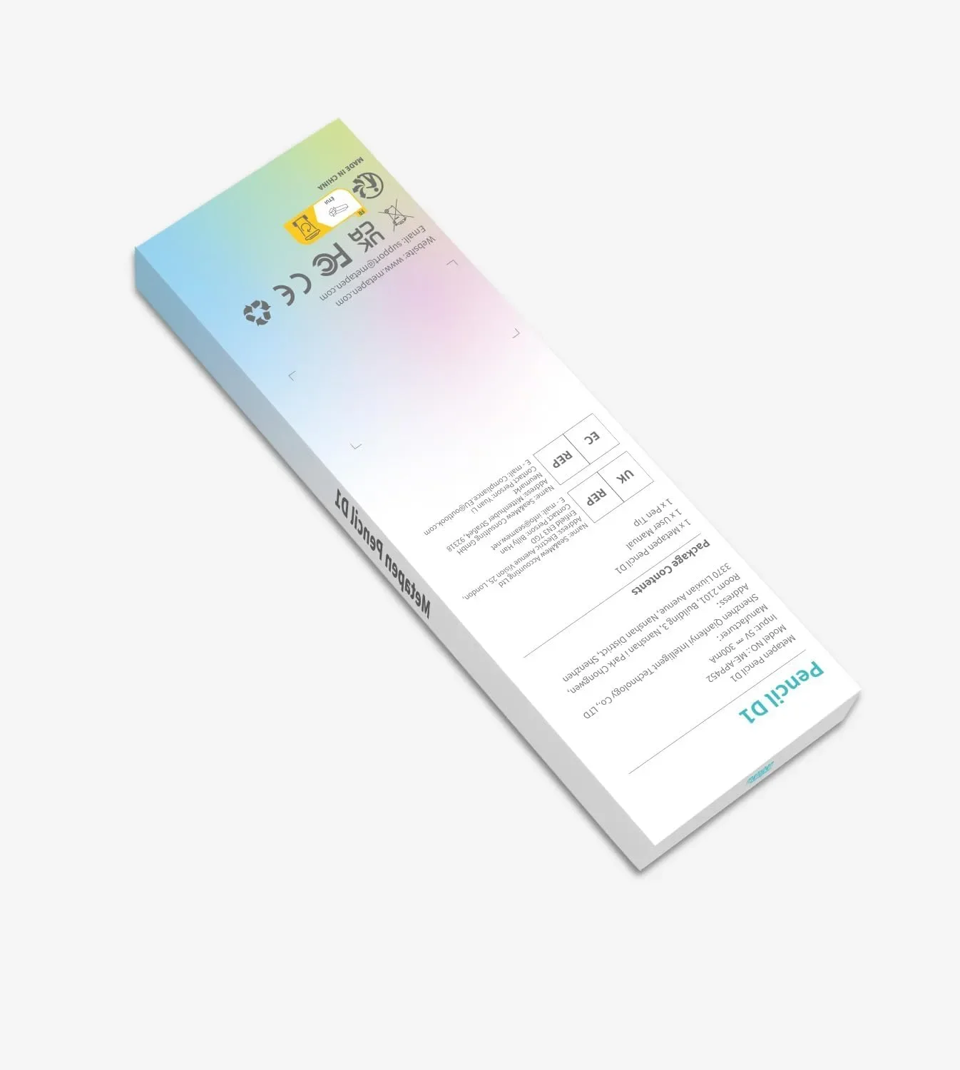 Metapen Pencil D1 за iPad 2018–2024 – стилус с Bluetooth и Action бутон — снимка 10