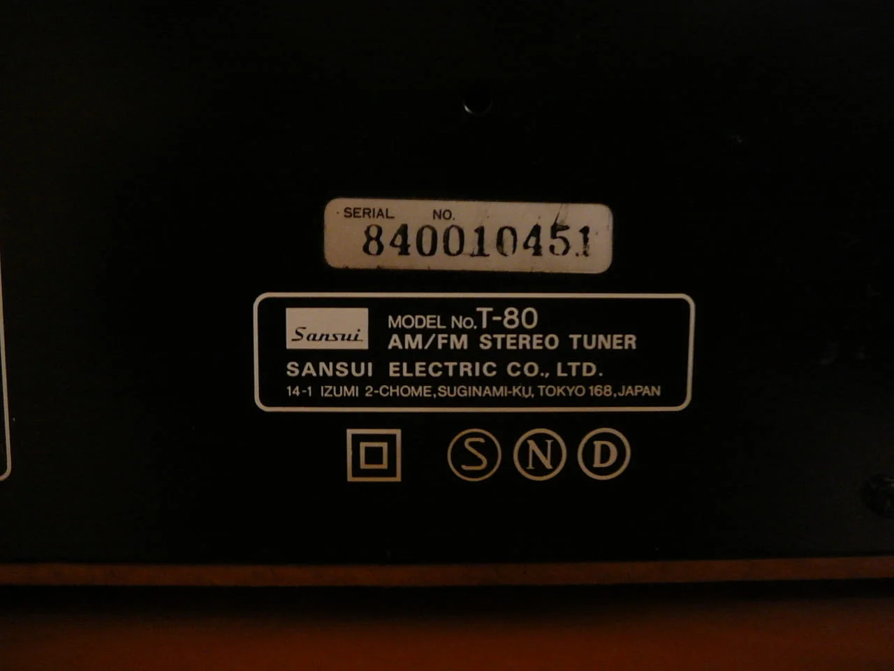 Sansui t-80 — снимка 7