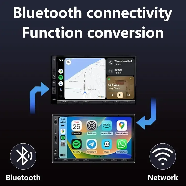 Безжичен CarPlay адаптер Aieloar за iPhone, безжичен Carplay адаптер с бърза връзка — снимка 5