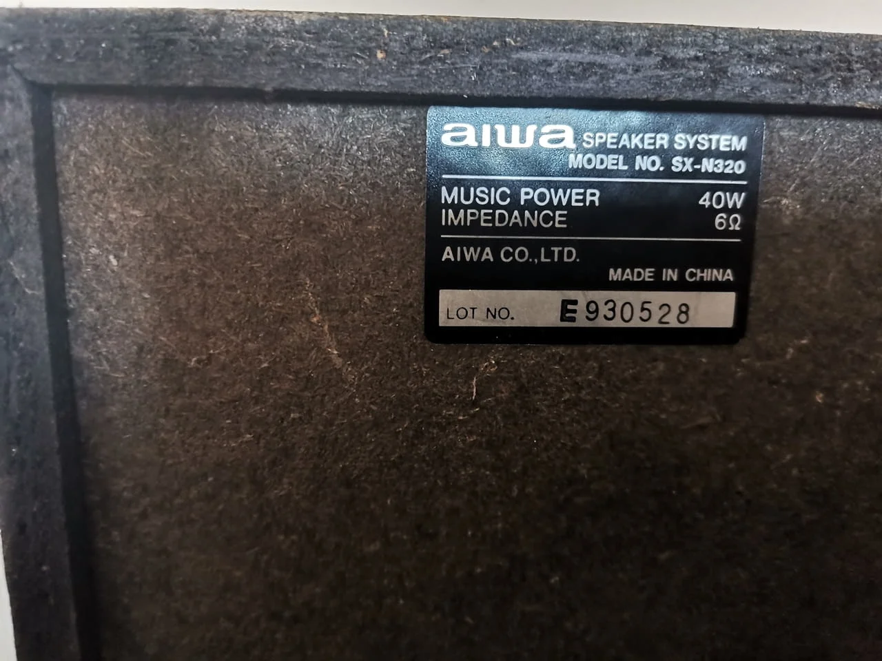 AIWA Speaker System SX-N320 — снимка 9