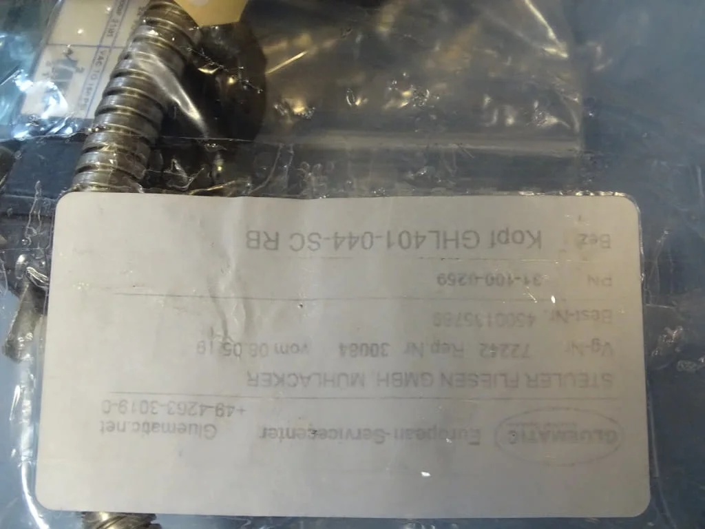 Активна глава Gluematic/Nordson Auftragskopf GHL 401-044-SCRB/SN5546 24VDC — снимка 3