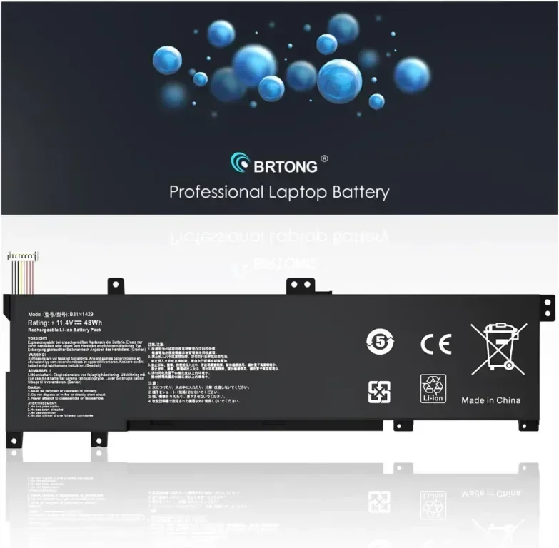 Батерия за лаптоп BRTONG B31N1429, съвместима с ASUS, 11.4v 48Wh — снимка 7