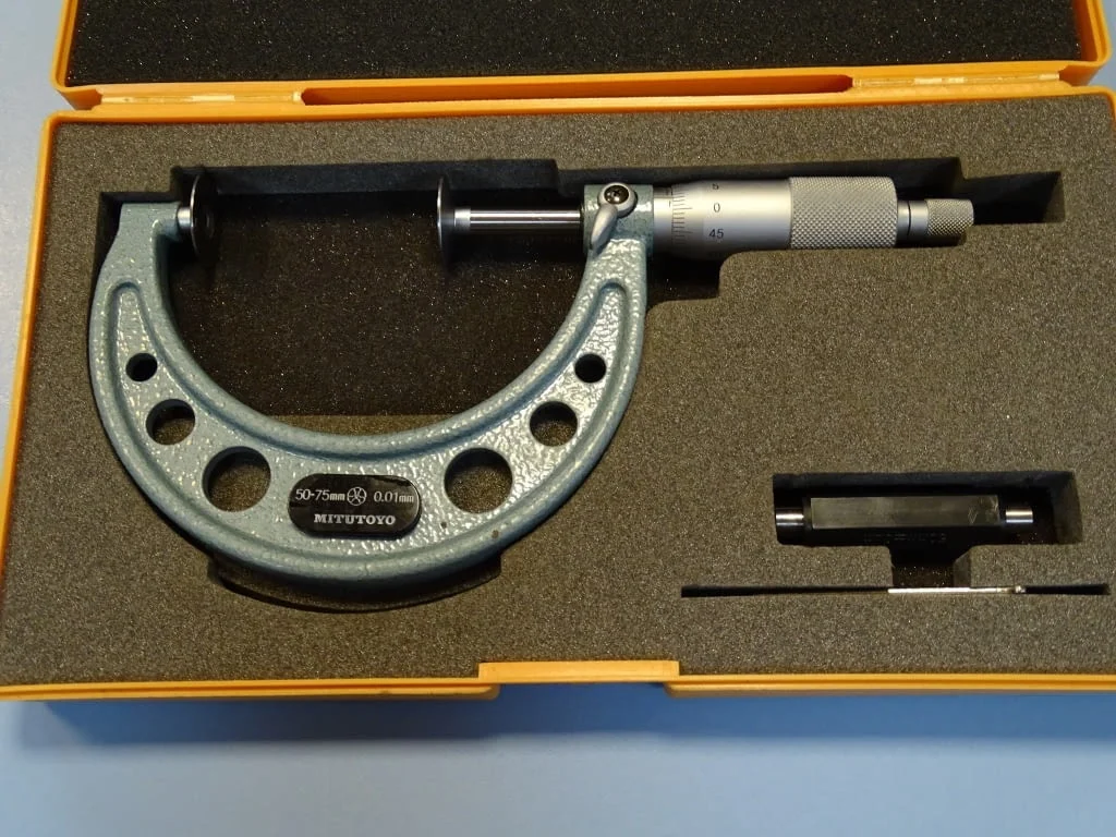 Дисков микрометър Mitutoyo 123-103 (GMA-75) 50-75mm disk micrometer — снимка 2