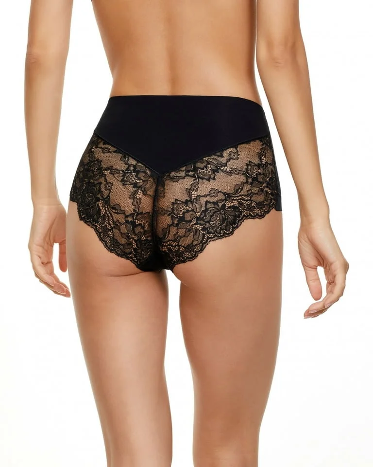 Jadea S, M, L, XL черни, бежови италиански дълбоки памучни безшевни бикини с дантела безшевно бельо