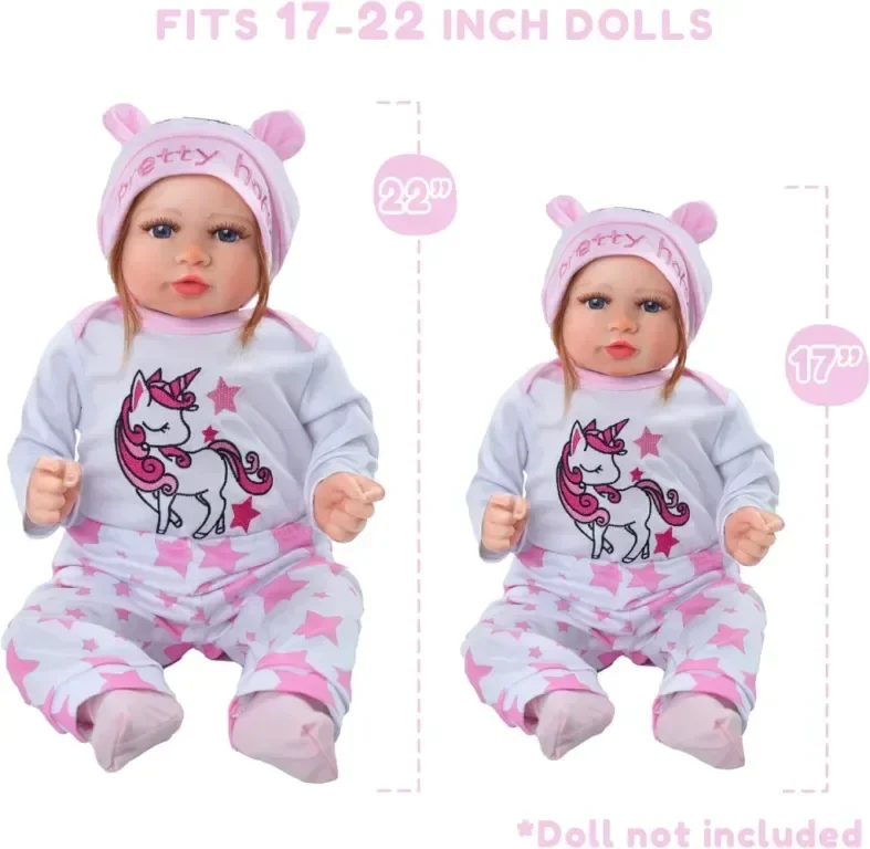 BABESIDE 8 части Аксесоари за бебе reborn doll с кош, шише за хранене — снимка 6