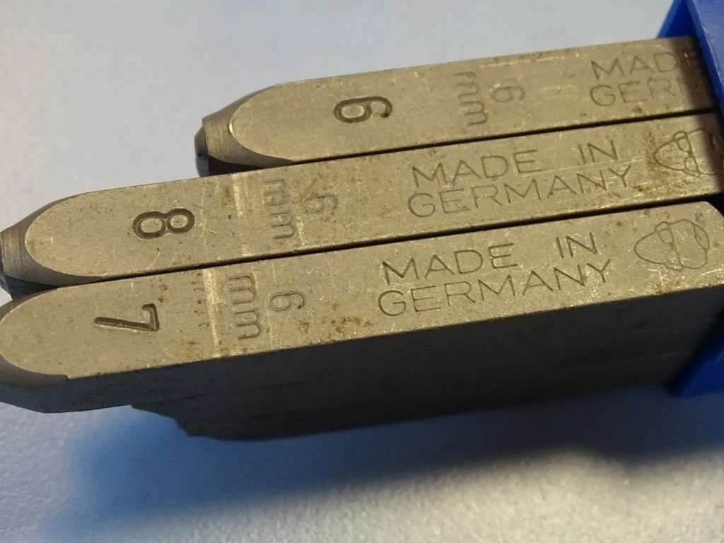 Шлосерски цифри за набиване Gravurem-S 6 mm, 3 mm, 2 mm 58-61 HRC — снимка 4