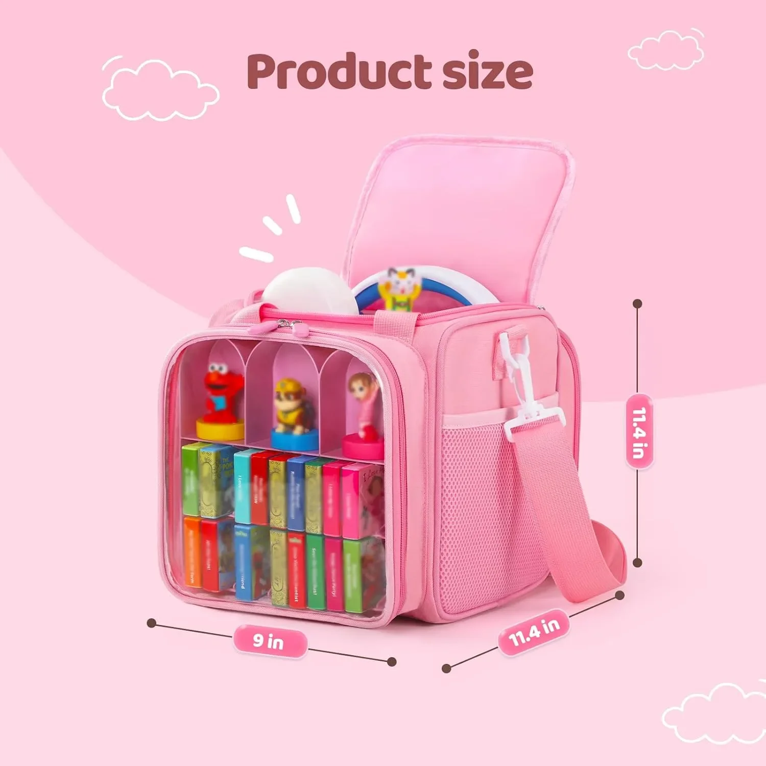 Детска розова чанта за съхранение за Little Tikes Story Dream Machine — снимка 6