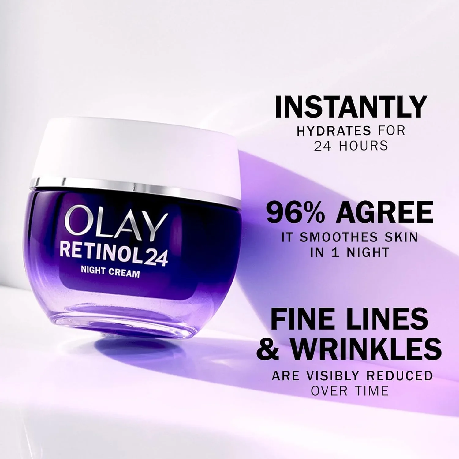 Комплект Olay Retinol 24 Night Cream 50 мл + Olay Eyes Retinol 24 Night Cream 15 мл — снимка 3