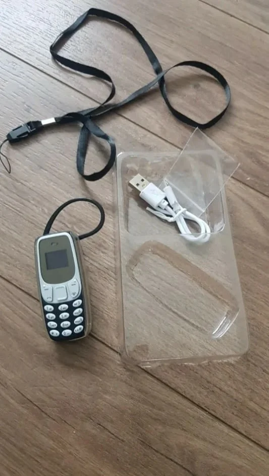 Мини телефон, BM10, с промяна на гласа, малък телефон, mini telefon — снимка 3