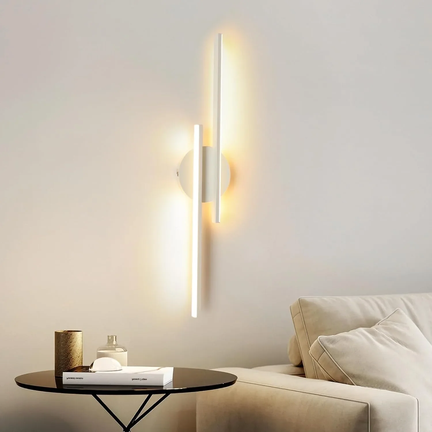 LED стенна лампа 24W, 2700 lm, топла светлина 3000K, 60 см (алуминиево тяло)